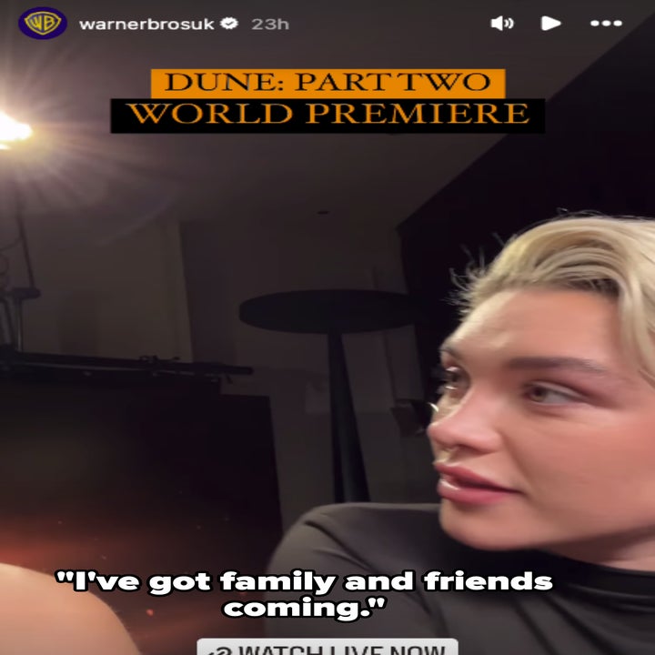 Florence talking to Zendaya