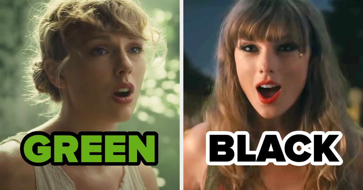 Pick Taylor Swift Songs Guess Favorite Color Quiz