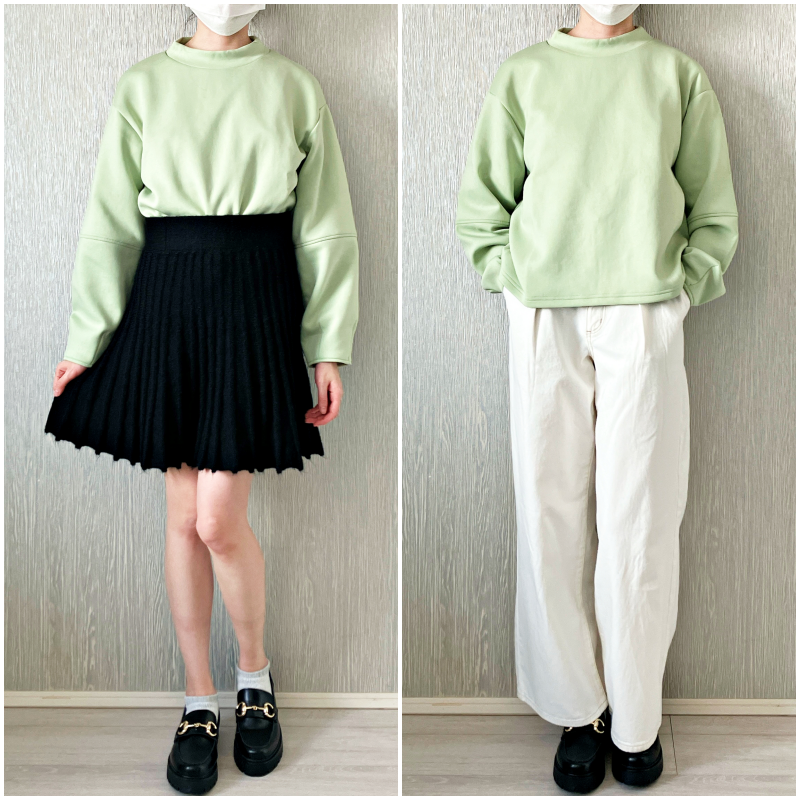 GU（ジーユー）のおすすめトップス「ボリュームスリーブプルオーバー（長袖）Z」