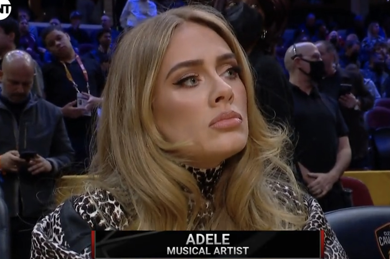 Adele Just Admitted That She Was “Sulking” Because The NBA Filmed Her Against Her Will As She Explained That Viral Courtside Meme