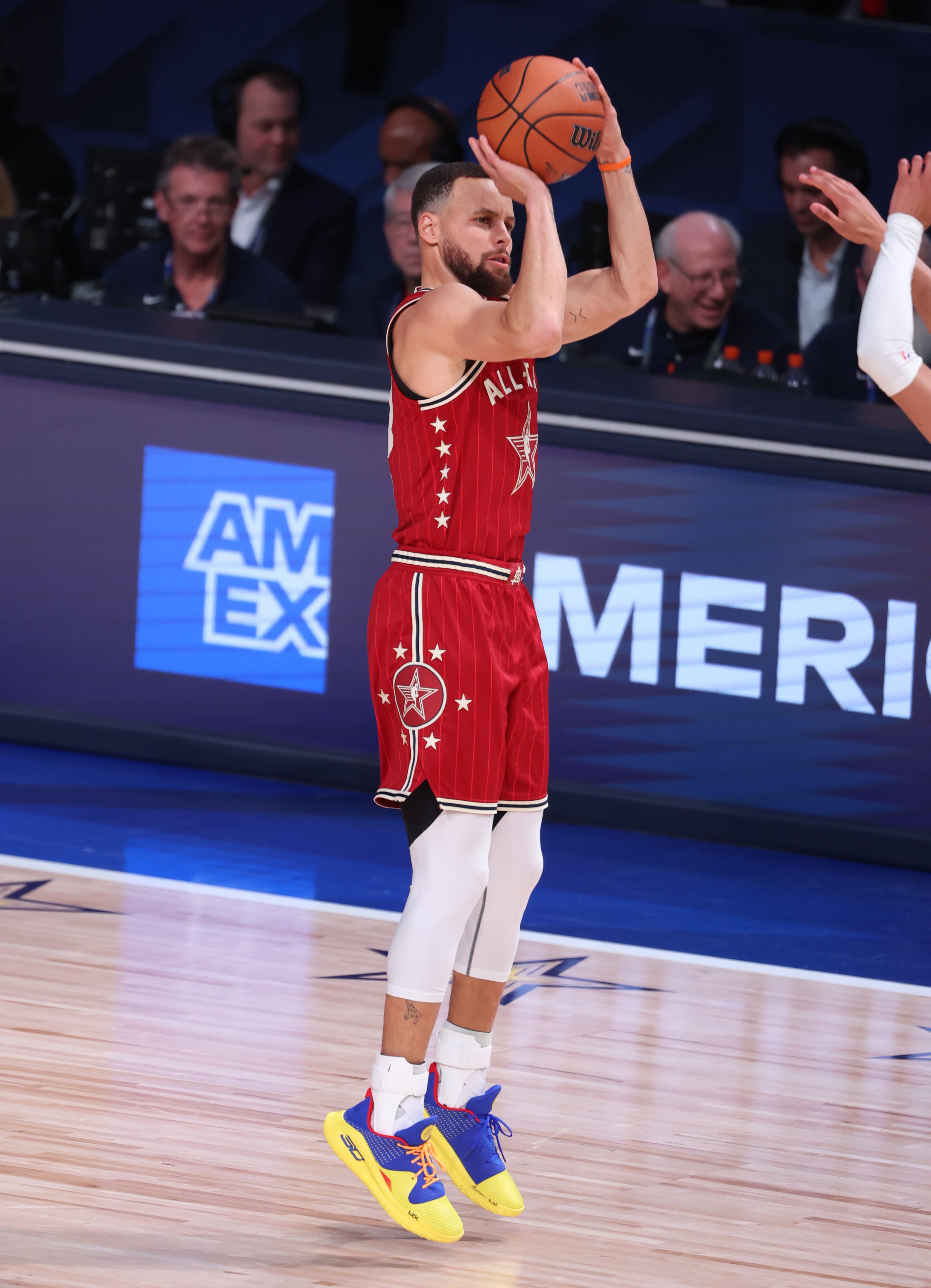 Stephen Curry wearing Under Armour Curry 4 NBA Jam