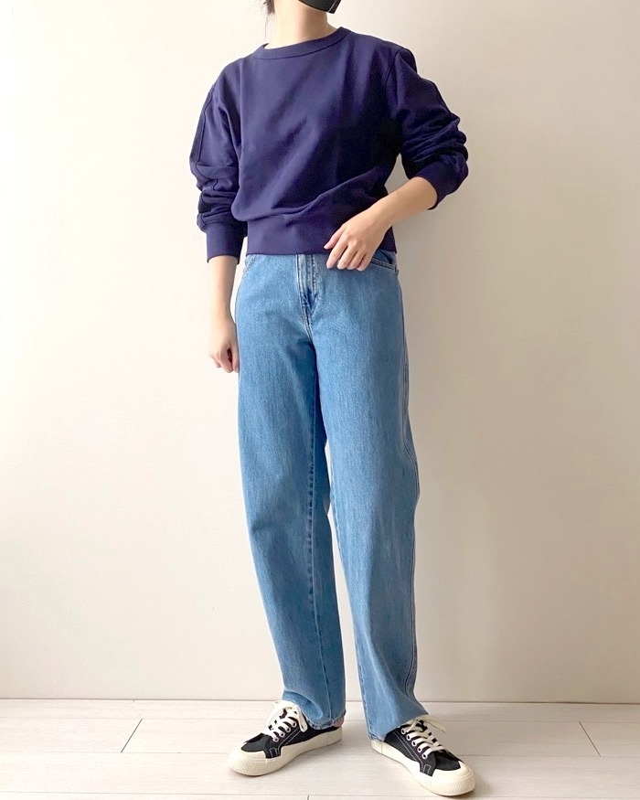 ユニクロのオススメのスウェット「スウェットクルーネックシャツ（長袖）」