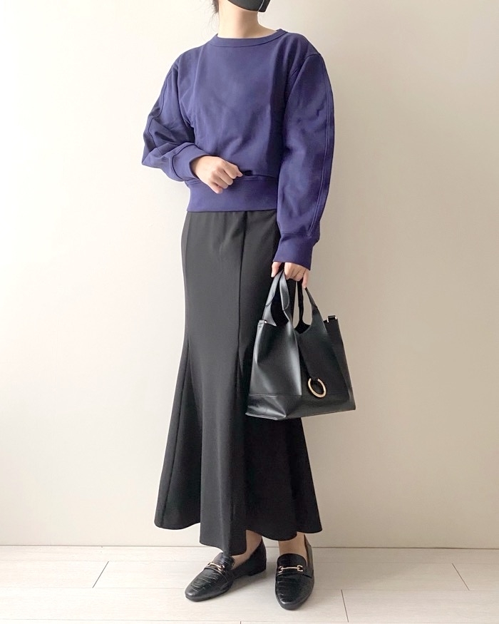 ユニクロのオススメのスウェット「スウェットクルーネックシャツ（長袖）」