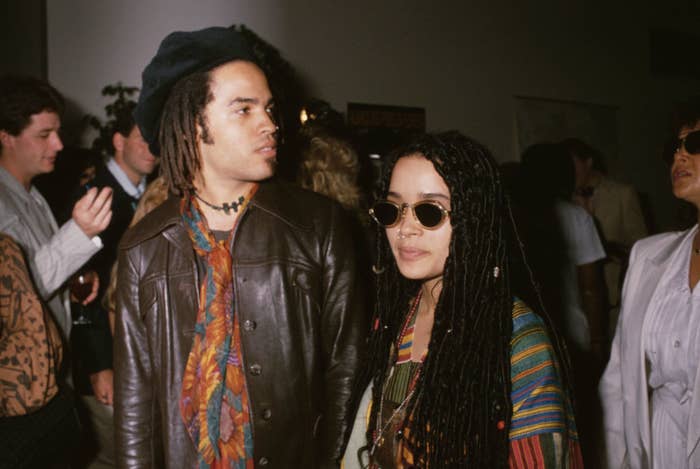A closeup of Lenny and Lisa at an event