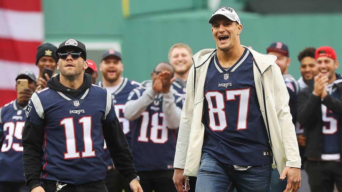 We sat down with Rob Gronkowski and Julian Edelman to discuss the greatest tight end debate, dynasty technicalities, Super Bowl Sunday, Taylor Swift, and how to manage dating in the spotlight.