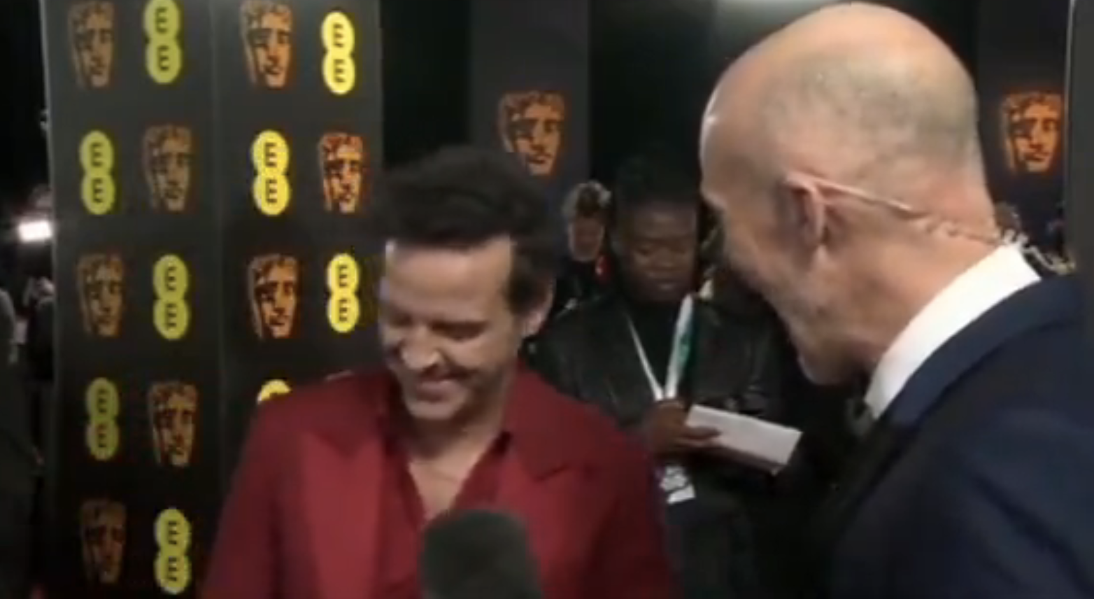 closeup of Andrew Scott in an interview