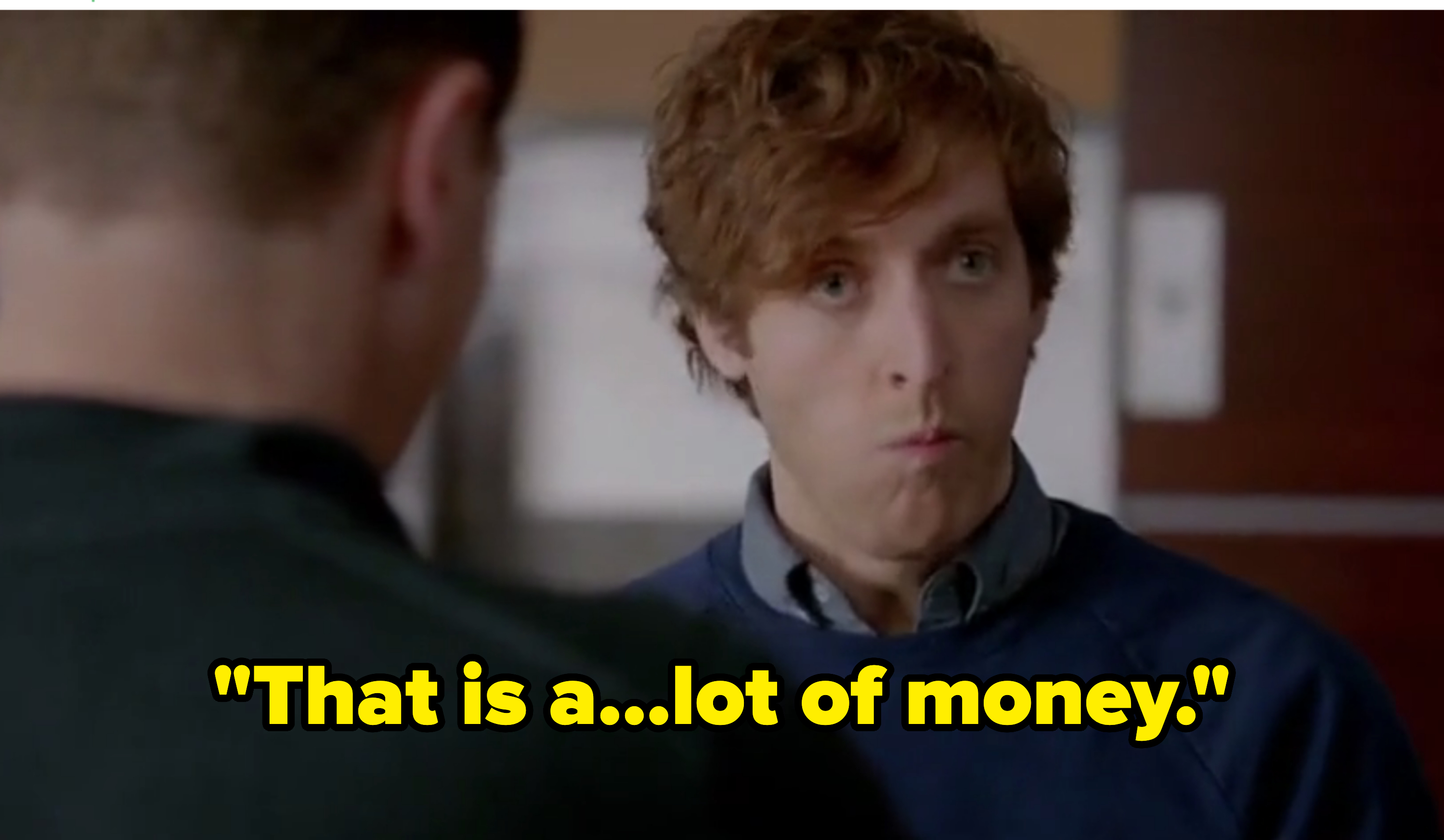 man saying "that is a&hellip;lot of money"