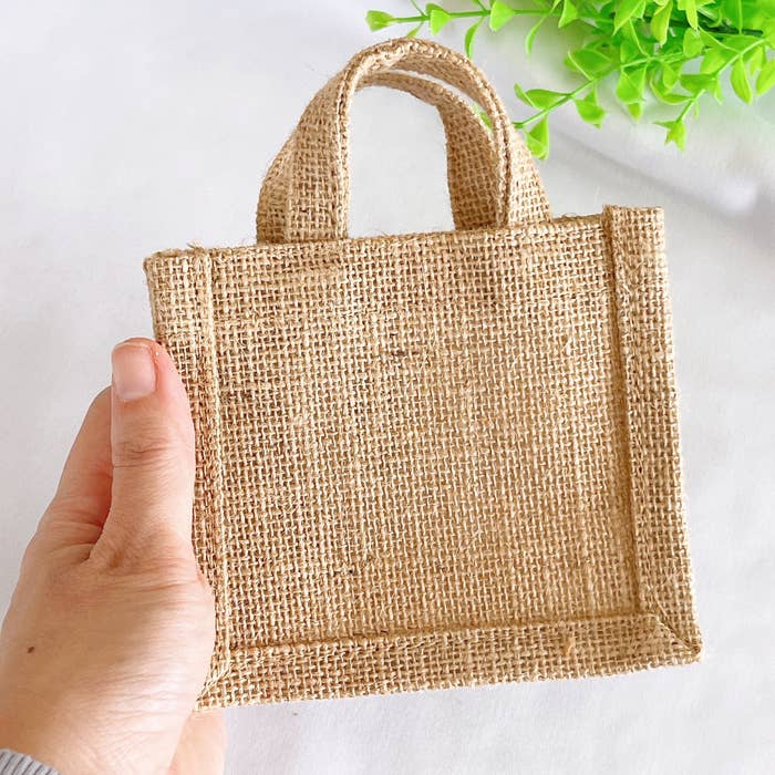 無印良品のおすすめグッズ「ミニ ジュートバッグ」