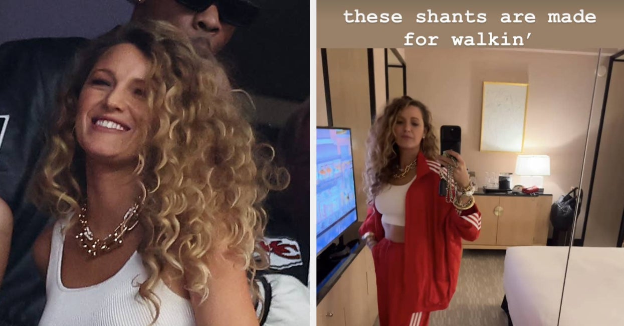 Blake Lively's Look At Her Super Bowl 