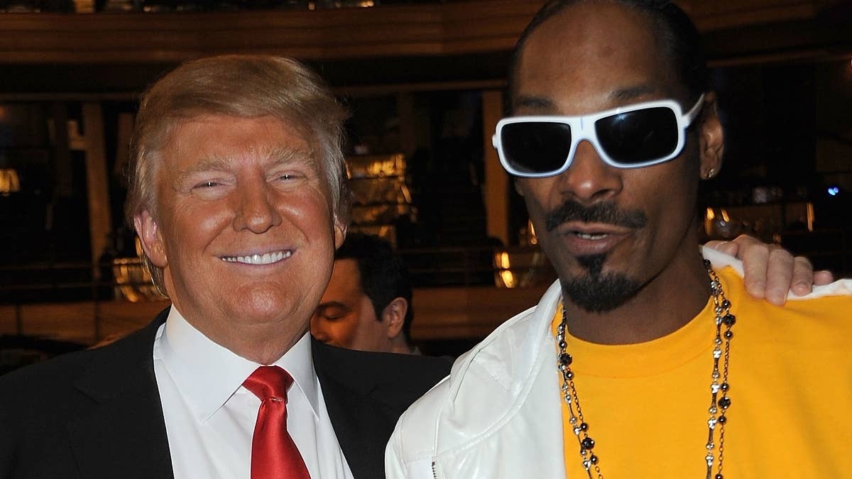 A new report arrives weeks after Snoop said he has nothing but "love and respect" for the former president.