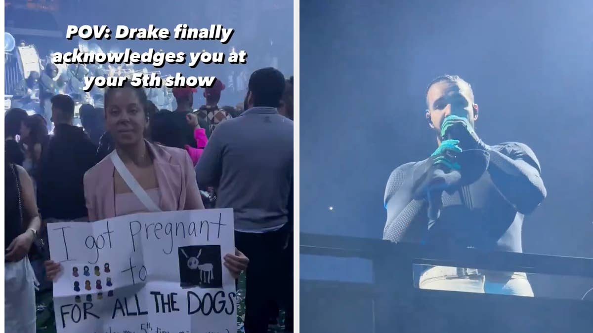 The concert was this fan's fifth time seeing Drake on tour.