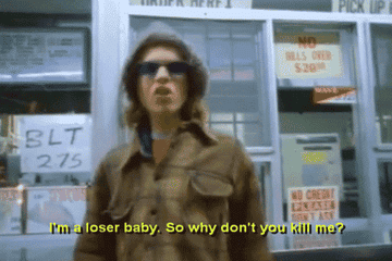 GIF from Beck&#x27;s &quot;Loser&quot; video