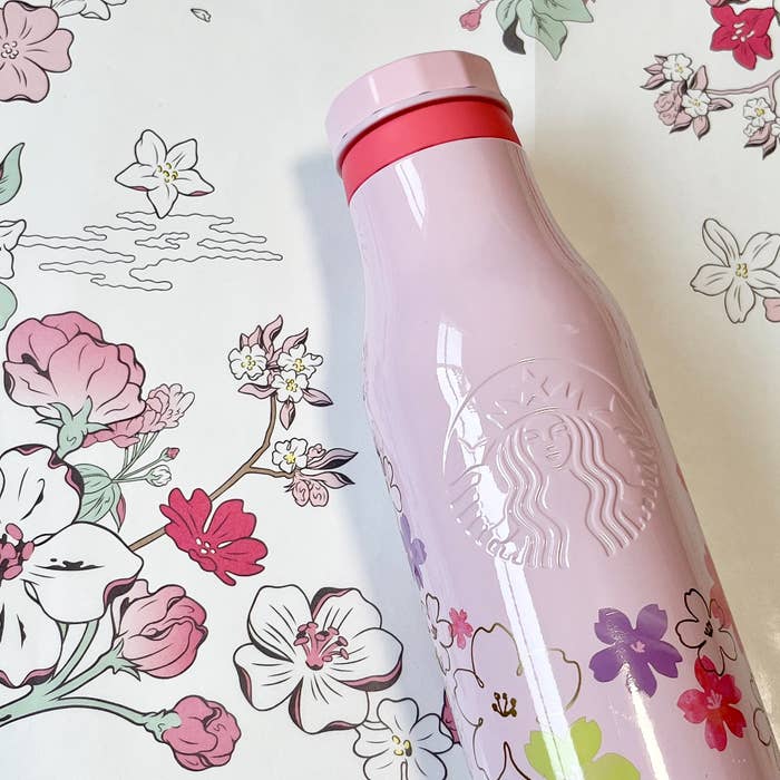 Starbucks Coffee（スターバックスコーヒー）のおすすめ雑貨「SAKURA2024ステンレスロゴボトルベビーピンク473ml」