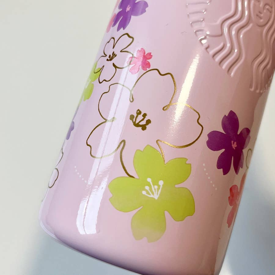 シリコンリッド ステンレス カップチャーム SAKURA 固 2020 スタバ
