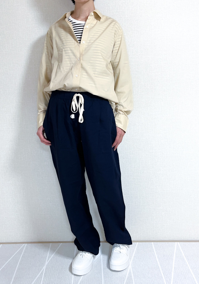 UNIQLO（ユニクロ）のおすすめボトムス「リネンブレンドイージーパンツ」