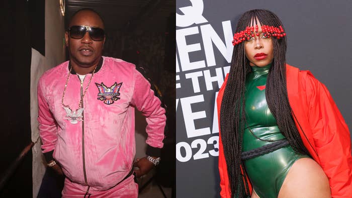 Cam&#x27;ron at The Players Club in 2019, Erykah Badu at the GQ Men of the Year Awards 2023