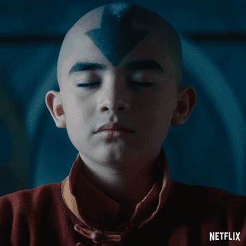 GIF of Aang from &quot;Avatar: The Last Airbender&quot;
