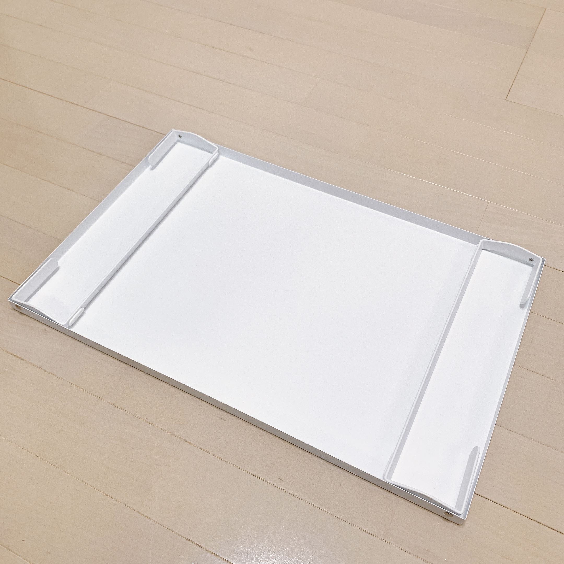 ニトリのおすすめのキッチングッズ「折り畳みガスコンロカバーワイド(9494 ホワイト)」