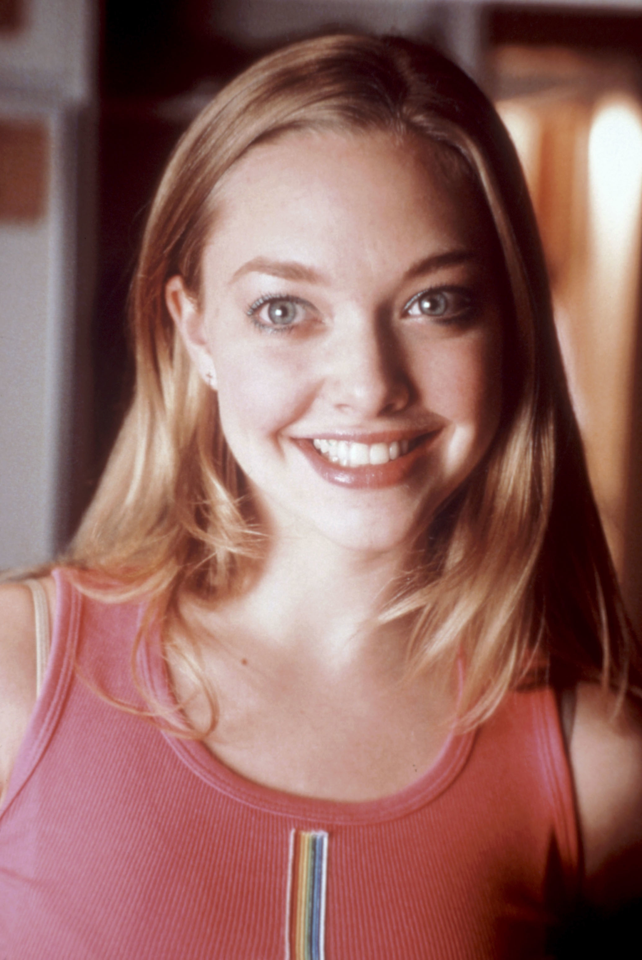 Amanda Seyfried on the set of &quot;Mean Girls&quot;
