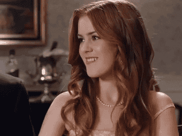 GIF of Isla Fisher from &quot;Wedding Crashers&quot;