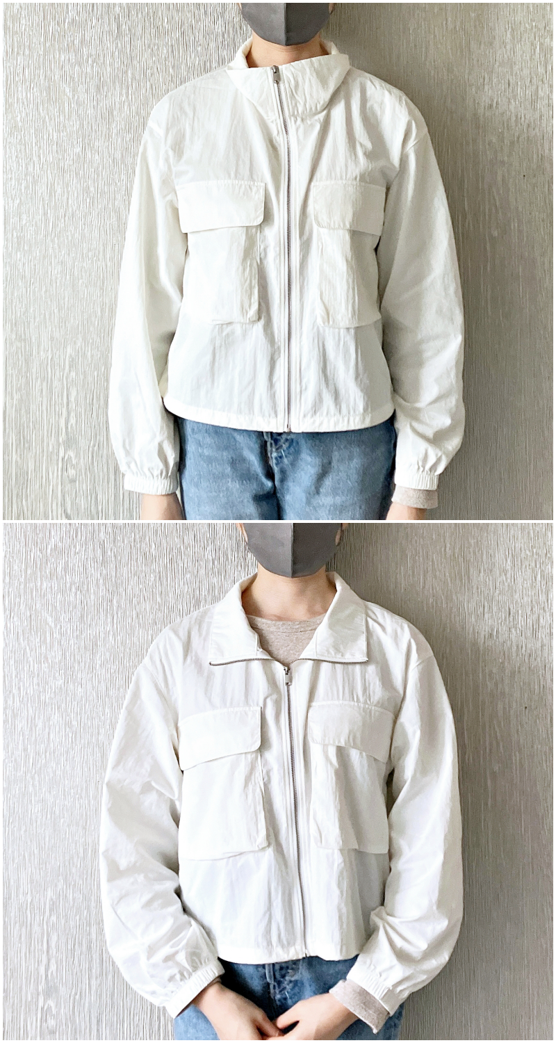 GU（ジーユー）のおすすめアウター「テックダブルポケットブルゾン」