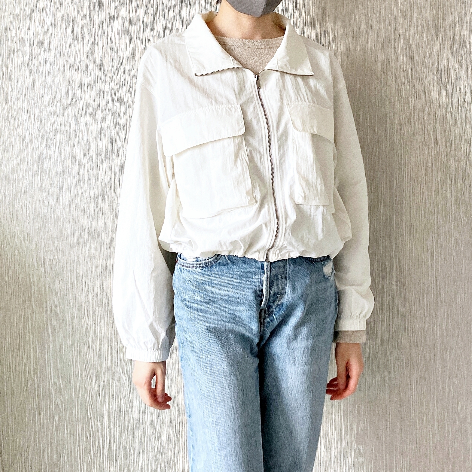 GU（ジーユー）のおすすめアウター「テックダブルポケットブルゾン」