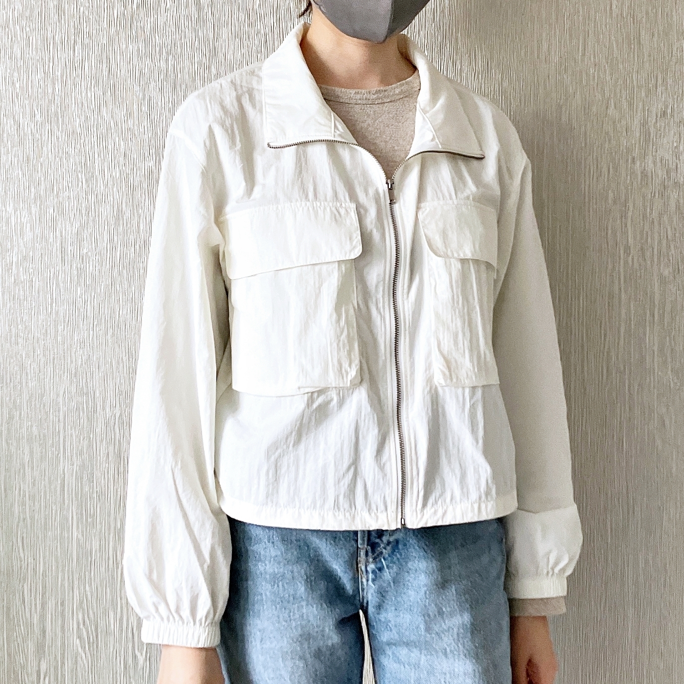 GU（ジーユー）のおすすめアウター「テックダブルポケットブルゾン」