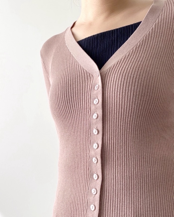 イエナ　MARILYN MOON リブニットカーディガン アローズZARA イエナ MARILYN MOON リブニットカーディガン アローズZARA