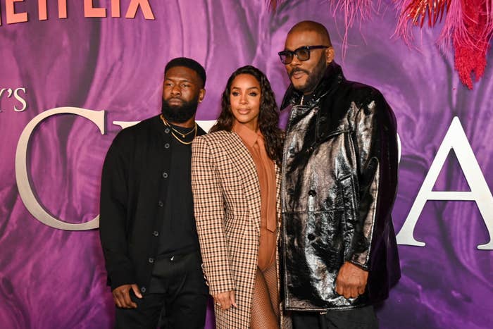 Kelly, Trevante, and Tyler at the premiere