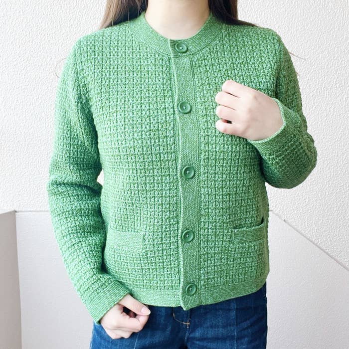 UNIQLO（ユニクロ）のオススメのトップス「ニットショートジャケット（長袖）」