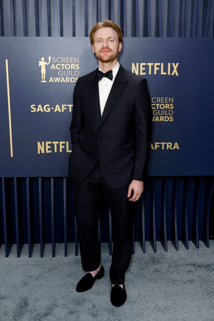 Finneas O&#x27;Connell in a tuxedo with bow tie