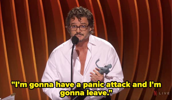 he says, i&#x27;m gonna have a panic attack and i&#x27;m gonna leave