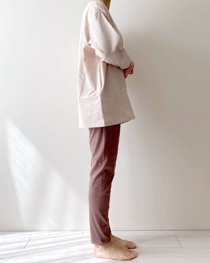 GU(ジーユー)のおすすめのレディースアイテム「ラウンジセット(長袖&ロングパンツ)New York Botanical Garden」