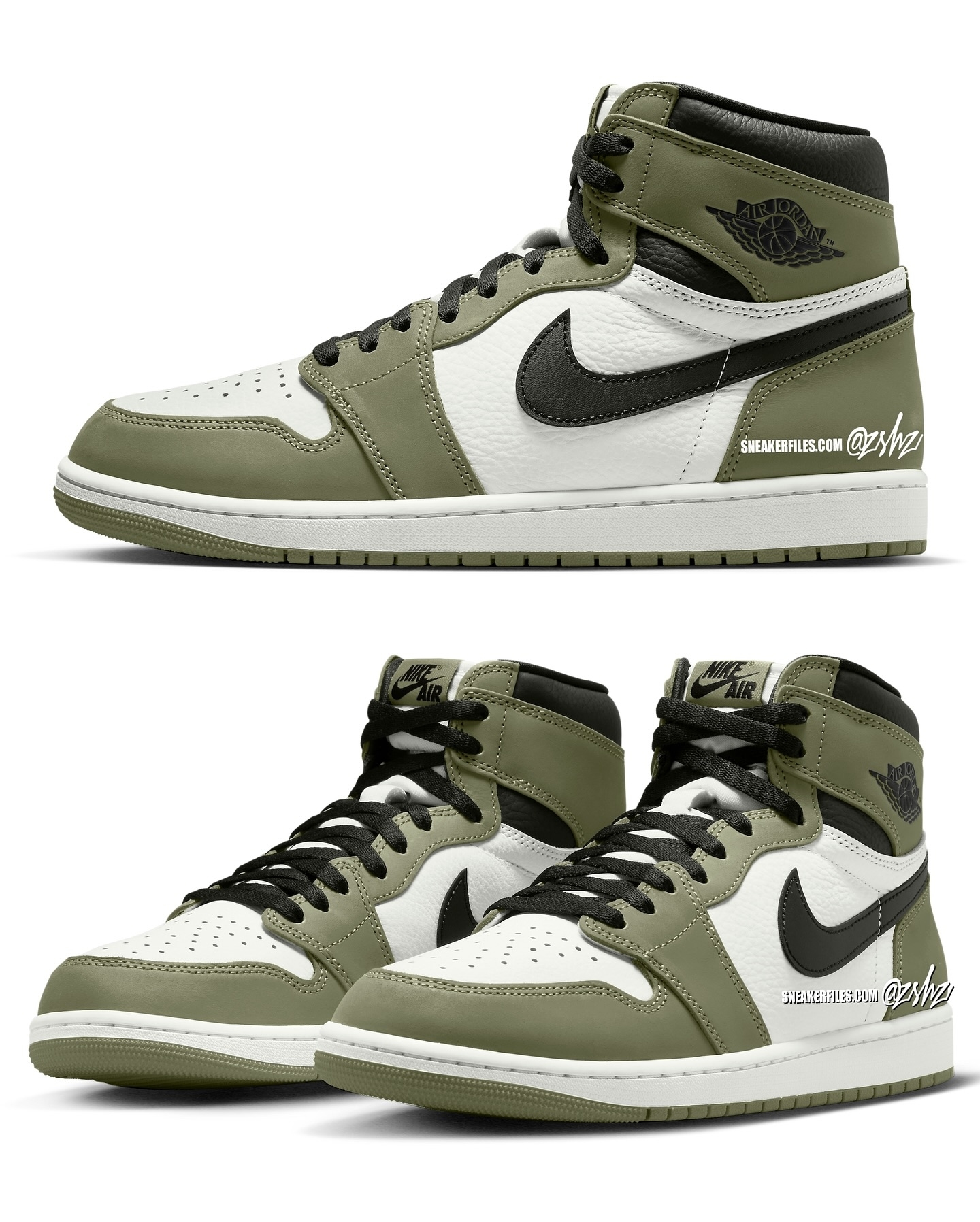 Air Jordan 1 High 'Olive' DZ5485-200 November 2024 Release Date