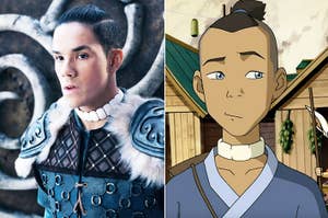 Sokka in the live-action Avatar the Last Airbender vs the animated series