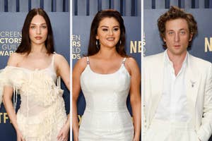 I'm just SO in love with Selena Gomez's white gown — she's absolutely glowing!