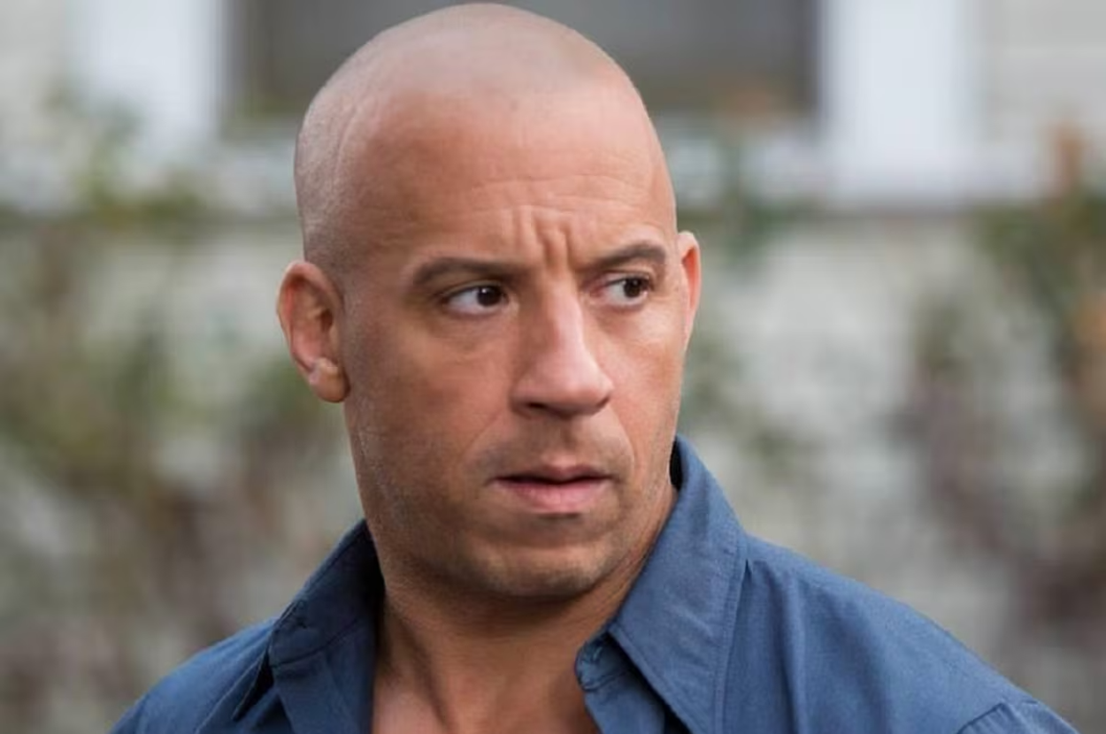 Vin Diesel as "Dom Toretto" in Fast and the Furious