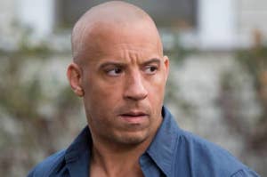 Vin Diesel as "Dom Toretto" in Fast and the Furious