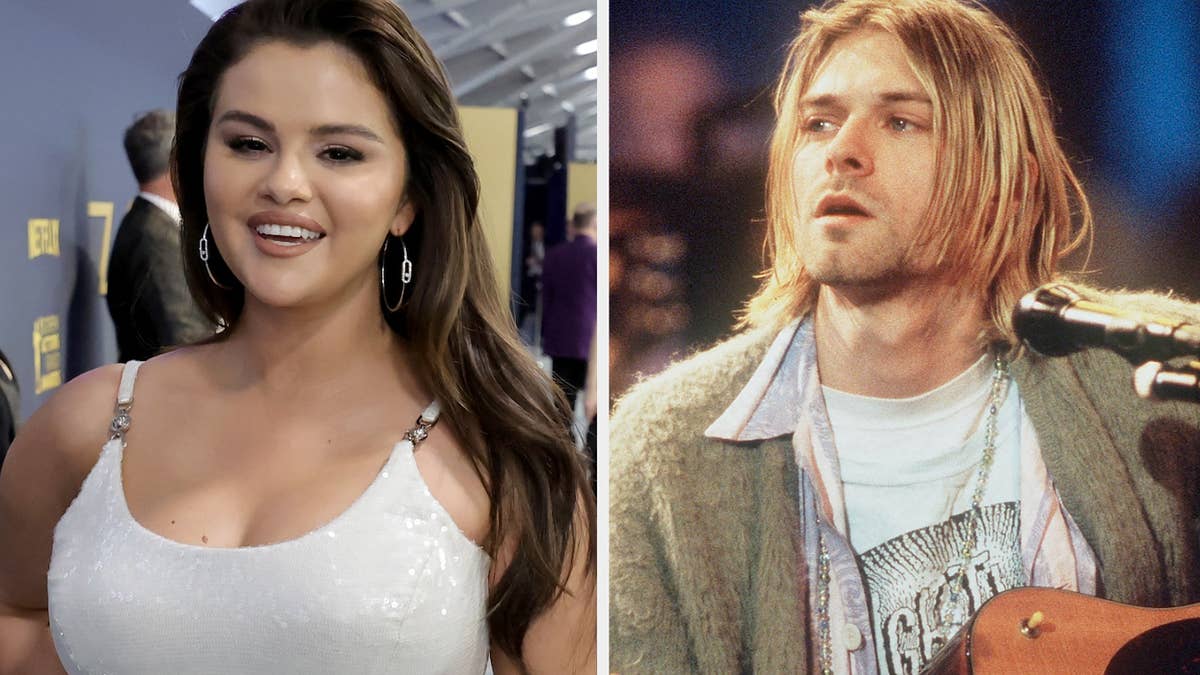 The singer/actress revealed to Jimmy Kimmel that Cobain was her "Selena Gomez."