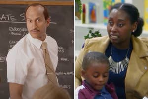 angry teacher from key and peele vs a confused mom with kid
