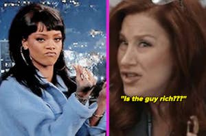 Rihanna on "Jimmy Kimmel Live!;" Lisa Ann Walter on "Abbott Elementary"