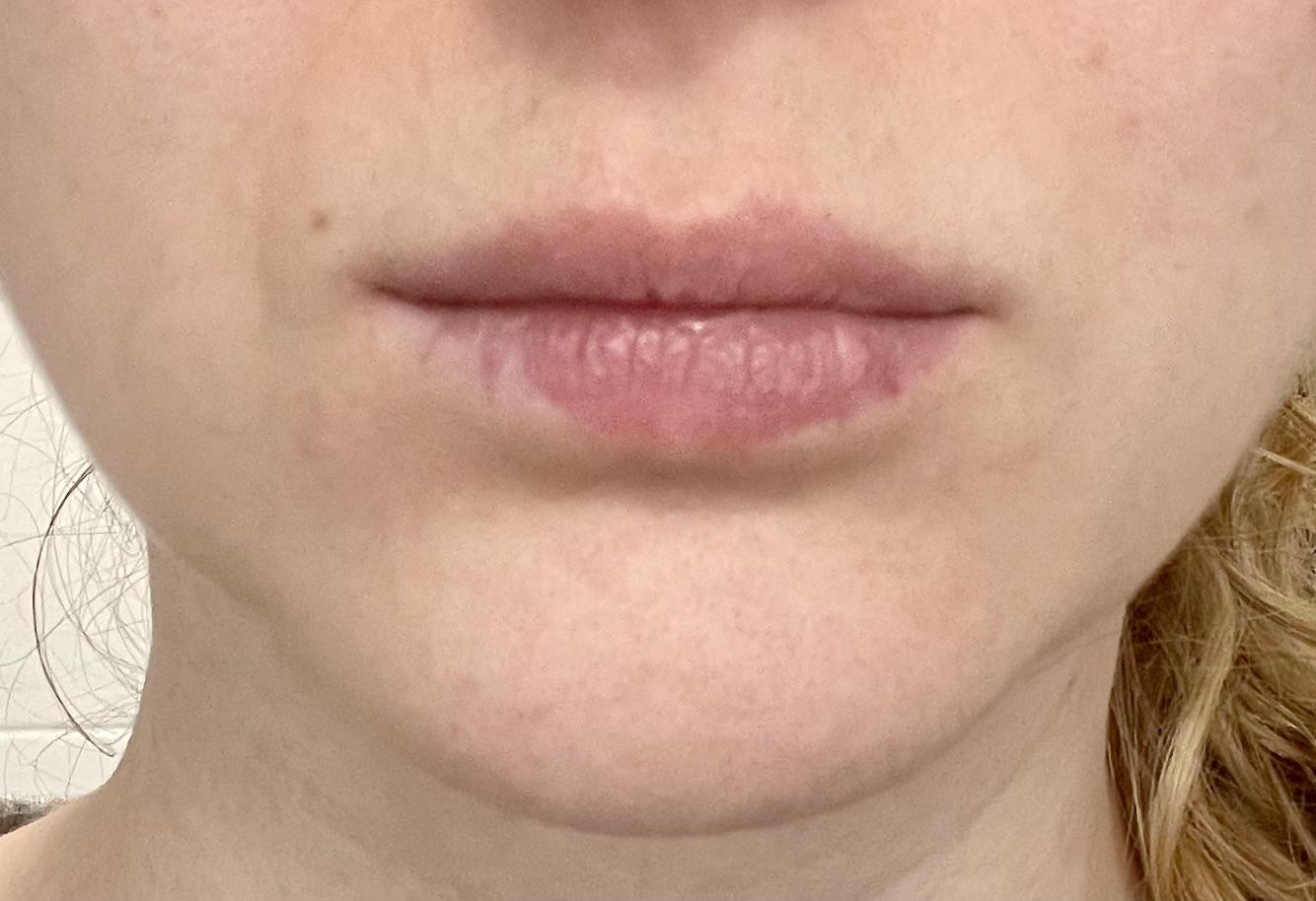 Close-up of a person&#x27;s lips