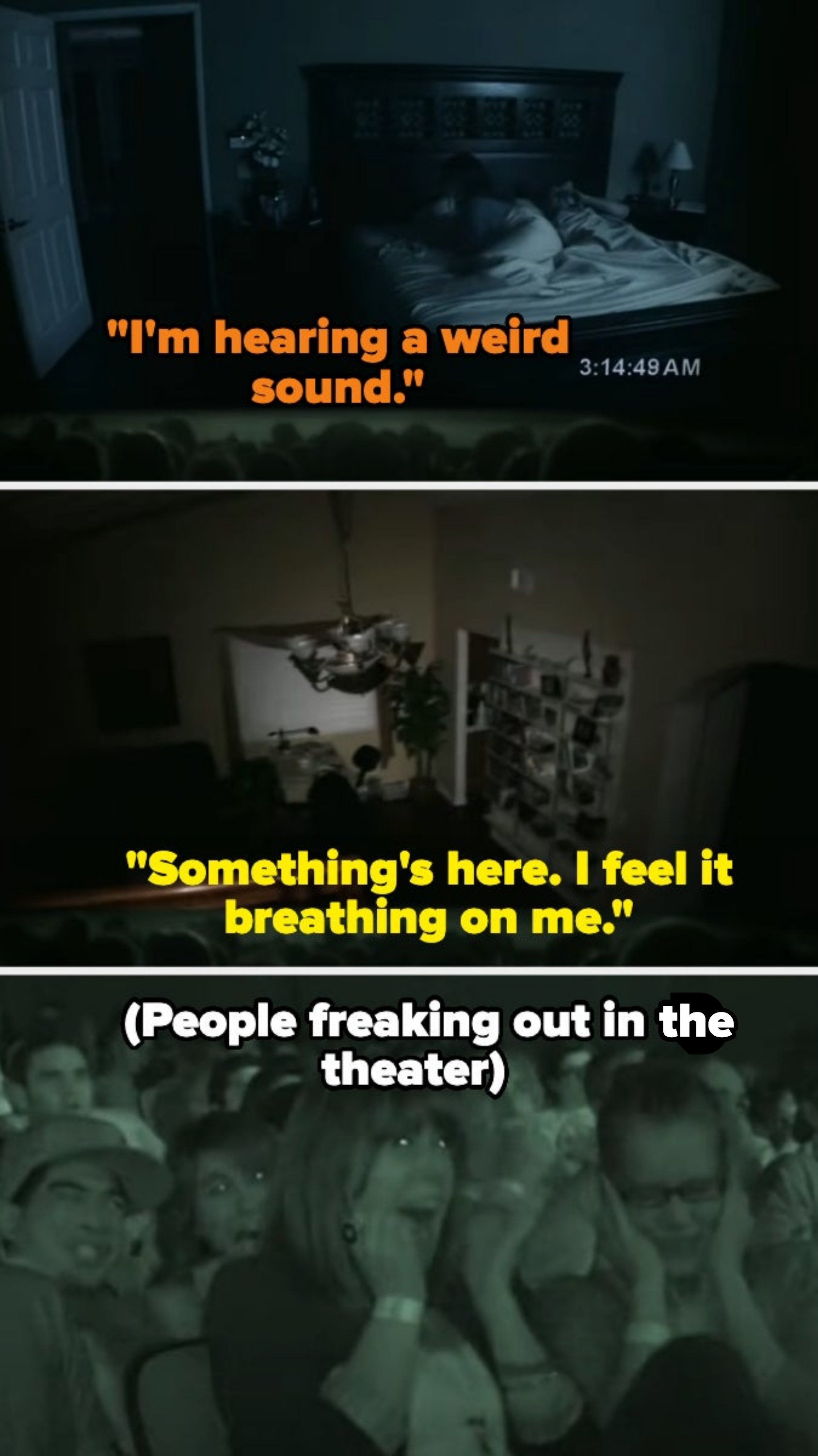 Audience reactions to &quot;Paranormal Activity&quot;