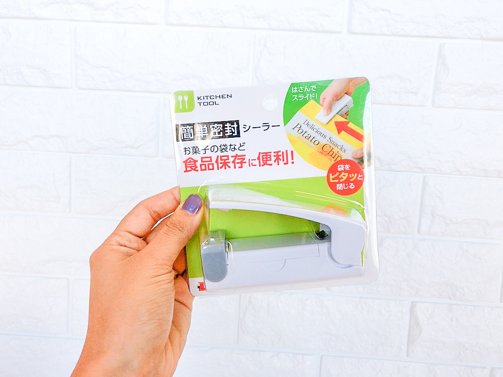 CanDo(キャンドゥ)の便利なキッチングッズ「簡単密封シーラー」