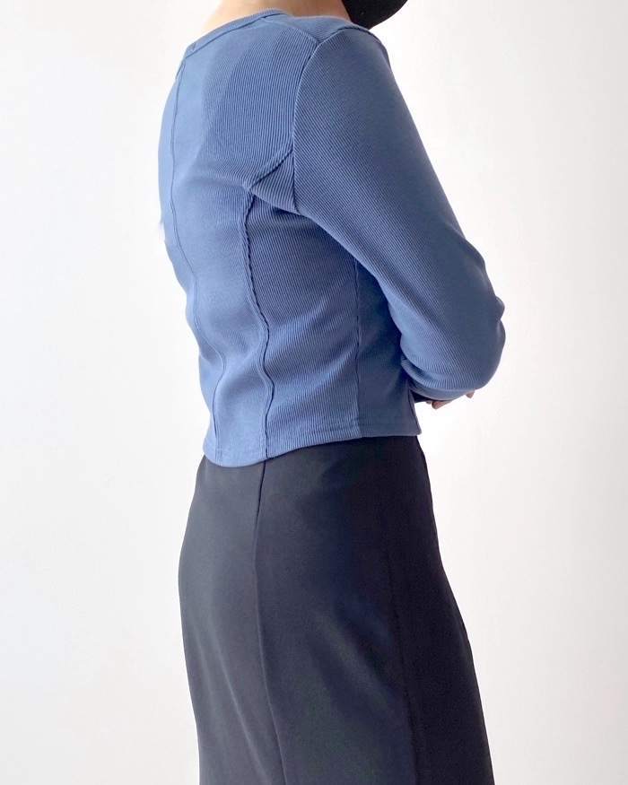 GU（ジーユー）のオススメのトップス「リブダブルジップカーディガン（長袖）Q」