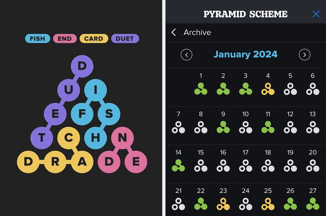 BuzzFeed Has A New Word Game Called Pyramid Scheme (Updated: Play The
Archive!)