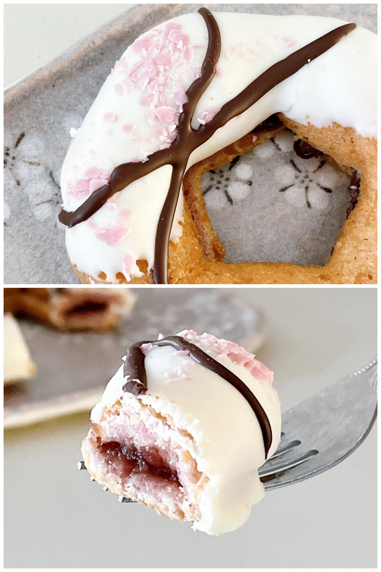 ミスタードーナツのオススメの新商品「桜もちっとドーナツ 舞い桜」