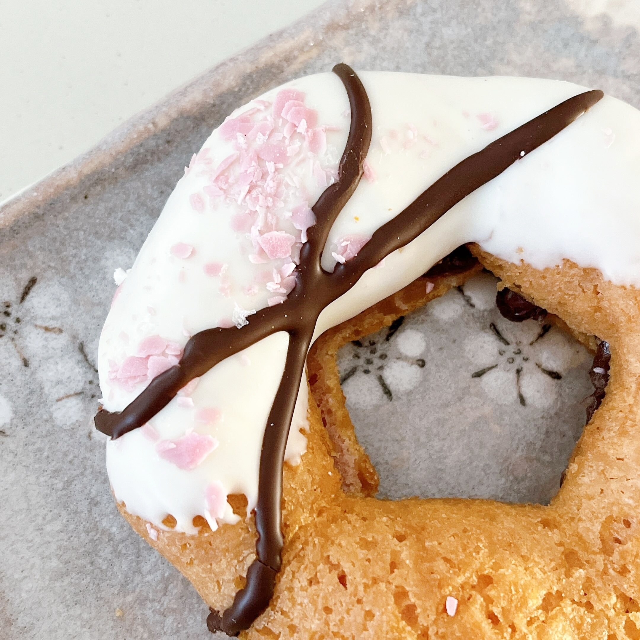 ミスタードーナツのオススメの新商品「桜もちっとドーナツ 舞い桜」