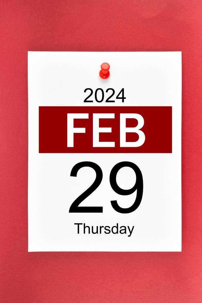 Calendar showing February 29, 2024, which is a Thursday
