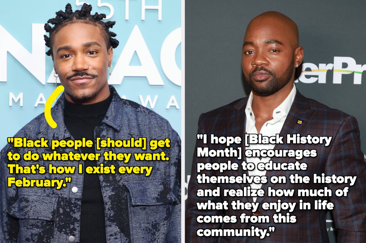 A closeup of Dewayne Perkins vs Brian Michael Smith on the red carpet